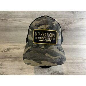 Case Tractors Trucker Hat One Size Green Camo International Harvester‎ Snapback